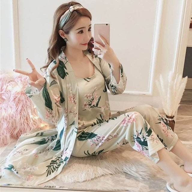 Pijama sling cotton - Frete Gratis